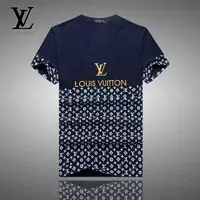 tee-shirts polos louis vuitton smil fit half blue